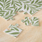 ヴィンテージビクトリアンウィロー離れズby William Morris ジグソーパズル (側面)