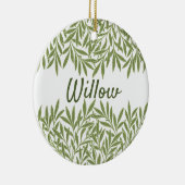 ヴィンテージビクトリアンウィロー離れズby William Morris セラミックオーナメント (右)