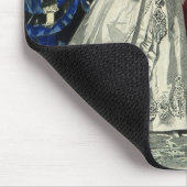 ヴィンテージビクトリアンウェディングパーティブライダルポートレート マウスパッド (コーナー)