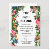 ヴィンテージビクトリアンウェディングリハーサルディナー 招待状 (正面/裏面)