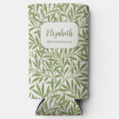 ヴィンテージビクトリアンウェディング葉ウィロー スリム缶クーラー (正面)