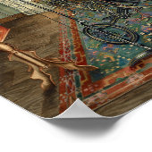 ヴィンテージビクトリアンェラ歯科医の手術室 ポスター (角)