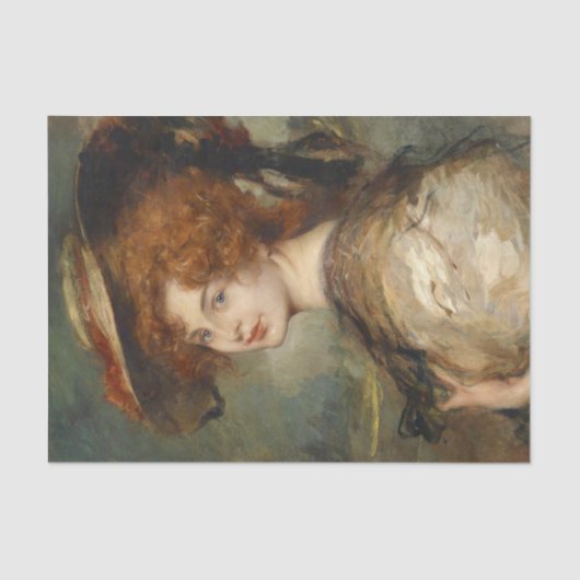 ヴィンテージビクトリアンエドワルドのアートワーク 薄葉紙 (正面)