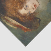 ヴィンテージビクトリアンエドワルドのアートワーク 薄葉紙 (詳細)