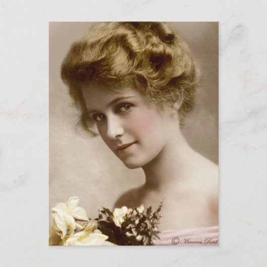 ヴィンテージビクトリアンエドワルド着色はがき24 ポストカード (正面)