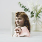 ヴィンテージビクトリアンエドワルド着色はがき9 ポストカード (スタンド正面)