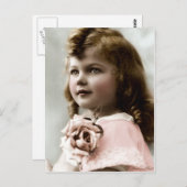 ヴィンテージビクトリアンエドワルド着色はがき9 ポストカード (正面/裏面)