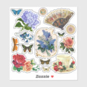 ヴィンテージビクトリアンエフエマセットマープルホール シール (シート)