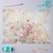 ヴィンテージビクトリアンエフエマ赤面バラシック 薄葉紙 (クラフト)