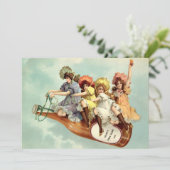 ヴィンテージビクトリアンエラウーマンオンシャンパンボトル シーズンカード (スタンド正面)