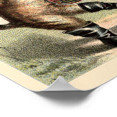 ヴィンテージビクトリアンエラキャット ポスター (角)