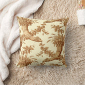 ヴィンテージビクトリアンエラコルヌコピアフルーツダマスク クッション (ブランケット)