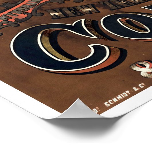 ヴィンテージビクトリアンエラコーヒー&スパイスミルズアド ポスター (角)