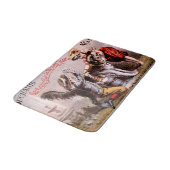 ヴィンテージビクトリアンエラソープアドと犬と子ども バスマット (アングル)