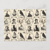 ヴィンテージビクトリアンエラハロウィーン ポストカード (正面)