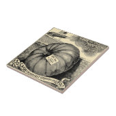 ヴィンテージビクトリアンエラフルーツ&ベジタブルパンプキンアド タイル (側面)