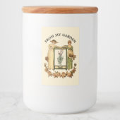 ヴィンテージビクトリアンエラフードラベルテンプレート フードラベル (正面)