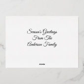 ヴィンテージビクトリアンエラメリークリスマス 箔シーズンカード