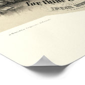 ヴィンテージビクトリアンエラロード祈りの言葉 ポスター (角)