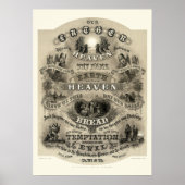 ヴィンテージビクトリアンエラロード祈りの言葉 ポスター (正面)