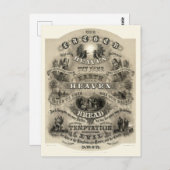 ヴィンテージビクトリアンエラロード祈りの言葉 ポストカード (正面/裏面)