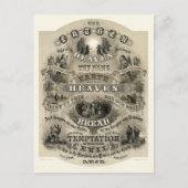 ヴィンテージビクトリアンエラロード祈りの言葉 ポストカード (正面)