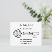 ヴィンテージビクトリアンエラ鍵ニューホーム 案内ポストカード (スタンド正面)