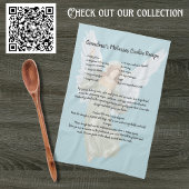 ヴィンテージビクトリアンエンジェルキープサケレシピ キッチンタオル