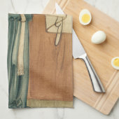 ヴィンテージビクトリアンエンジェルバイウィリアム・モリス キッチンタオル (四つ折り)