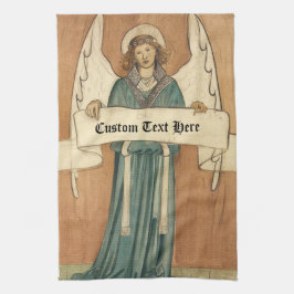 ヴィンテージビクトリアンエンジェルバイウィリアム・モリス キッチンタオル