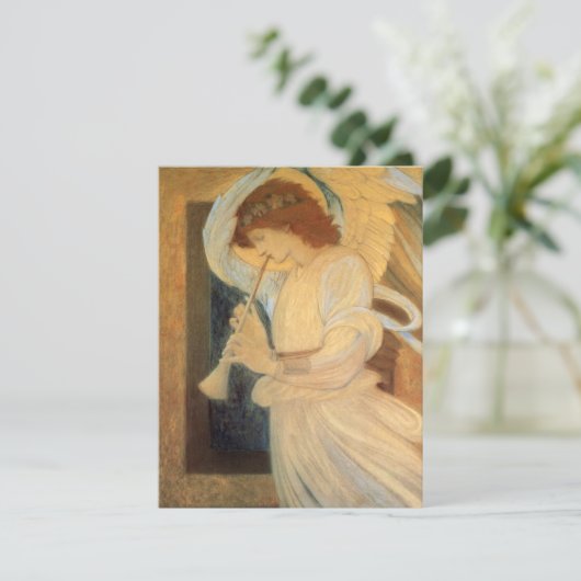 ヴィンテージビクトリアンエンジェル、クリスマスパーティー 招待状 (スタンド正面)