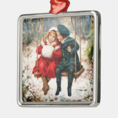 ヴィンテージビクトリアンオンスイングオーナメント メタルオーナメント (左)