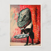 ヴィンテージビクトリアンカキ用葉書 ポストカード (正面)