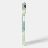 ヴィンテージビクトリアンカップルキスオン三日月 Case-Mate iPhoneケース (裏面 / 右)