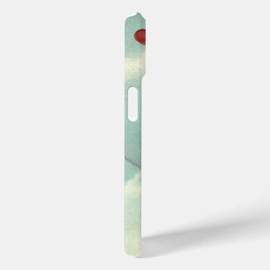 ヴィンテージビクトリアンカップルキスオン三日月 Case-Mate iPhoneケース (裏面 / 右)