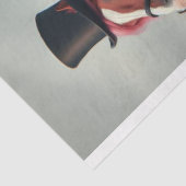 ヴィンテージビクトリアンカップル馬のデコパージュ 薄葉紙 (詳細)