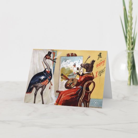 ヴィンテージビクトリアンカード シーズンカード (正面)