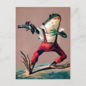 ヴィンテージビクトリアンガキ付き ポストカード (正面)