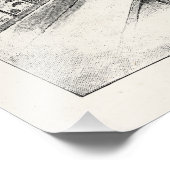 ヴィンテージビクトリアンガールプードル – テンプレート フォトプリント (角)