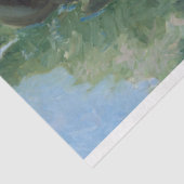 ヴィンテージビクトリアンガール絵を描プリント 薄葉紙 (詳細)