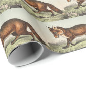 ヴィンテージビクトリアンキツネ ラッピングペーパー (ロールコーナー)