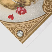 ヴィンテージビクトリアンキューピッド・エンジェル・バレンタイン・デー 薄葉紙 (詳細)