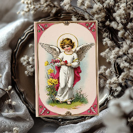 ヴィンテージビクトリアンキューピッド・エンジェル・バレンタイン・デー 薄葉紙