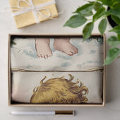 ヴィンテージビクトリアンキューピッド・エンジェル・バレンタイン・デー 薄葉紙 (ギフト)