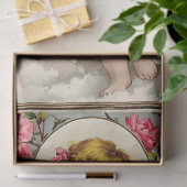 ヴィンテージビクトリアンキューピッド・エンジェル・バレンタイン・デー 薄葉紙 (ギフト)