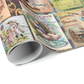 ヴィンテージビクトリアンギフトラップ包装紙 ラッピングペーパー (ロールコーナー)