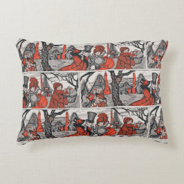 ヴィンテージビクトリアンクすてきリスマスガーブアンティーク アクセントクッション