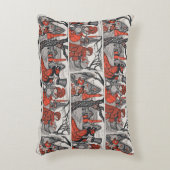 ヴィンテージビクトリアンクすてきリスマスガーブアンティーク アクセントクッション (正面(垂直))