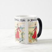 ヴィンテージビクトリアンクラシック女性 モーフィングマグカップ (正面右)