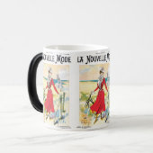 ヴィンテージビクトリアンクラシック女性 モーフィングマグカップ (正面左)